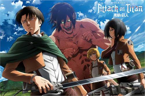 Attack on Titan Anime Poster 36" x 24" image