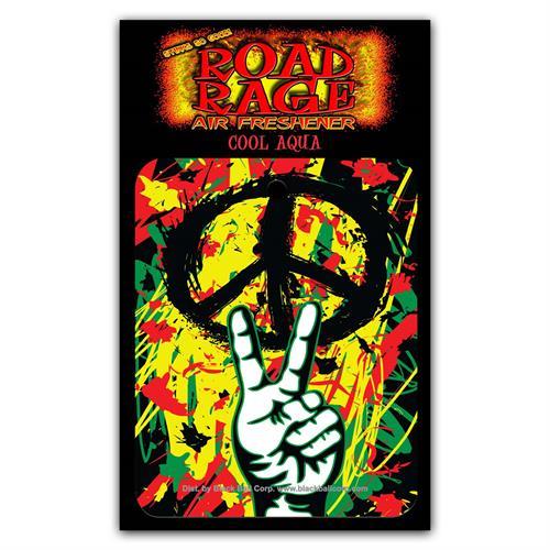 Peace Graffiti Road Rage® Air Freshener - Cool Aqua Fragrance image