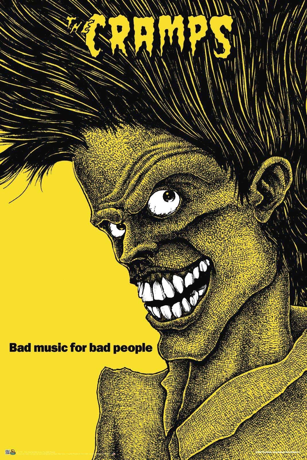 The Cramps Bad Music for Bad People Poster - 24" x 36" image