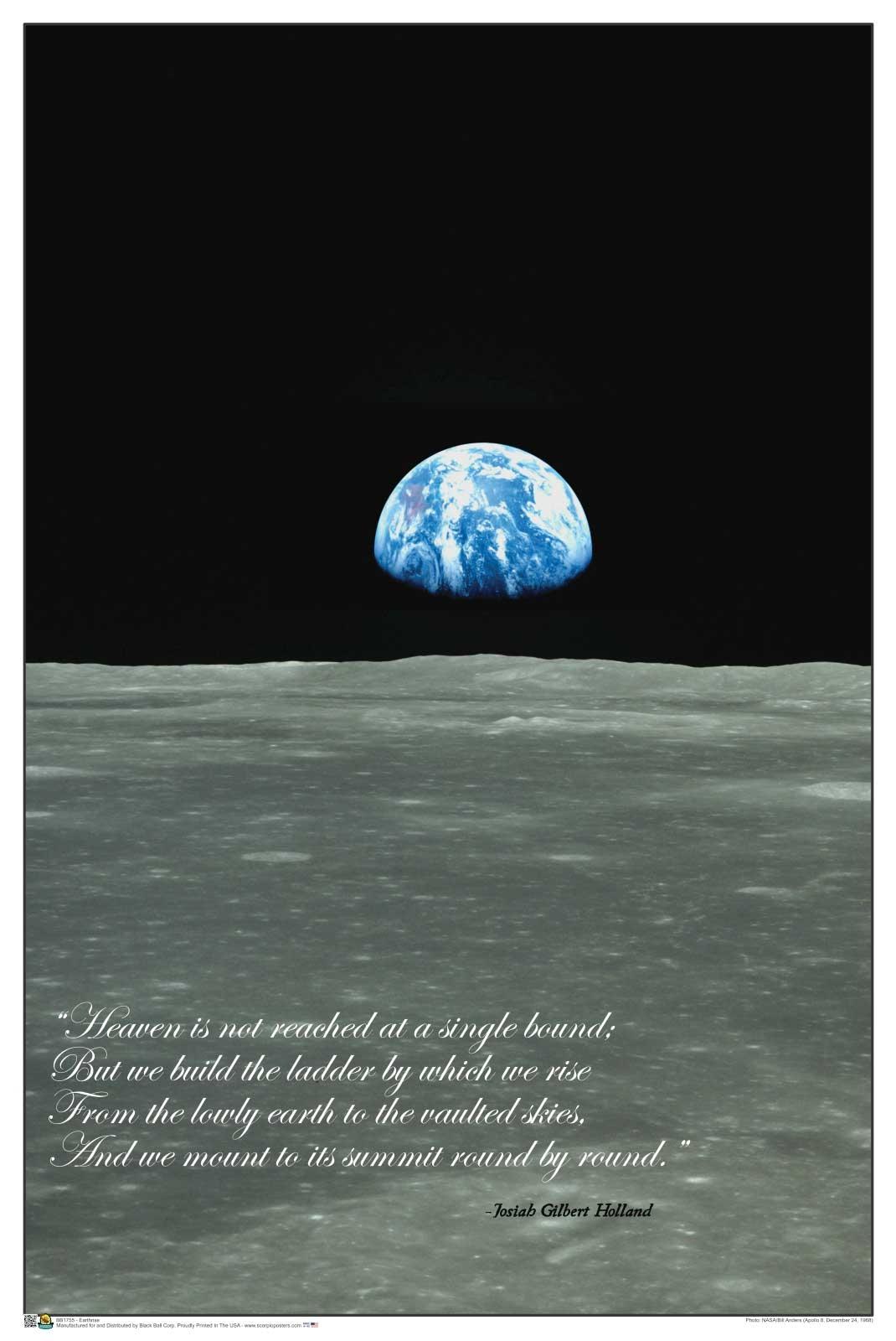 Earthrise Educational Poster 24" x 36" image
