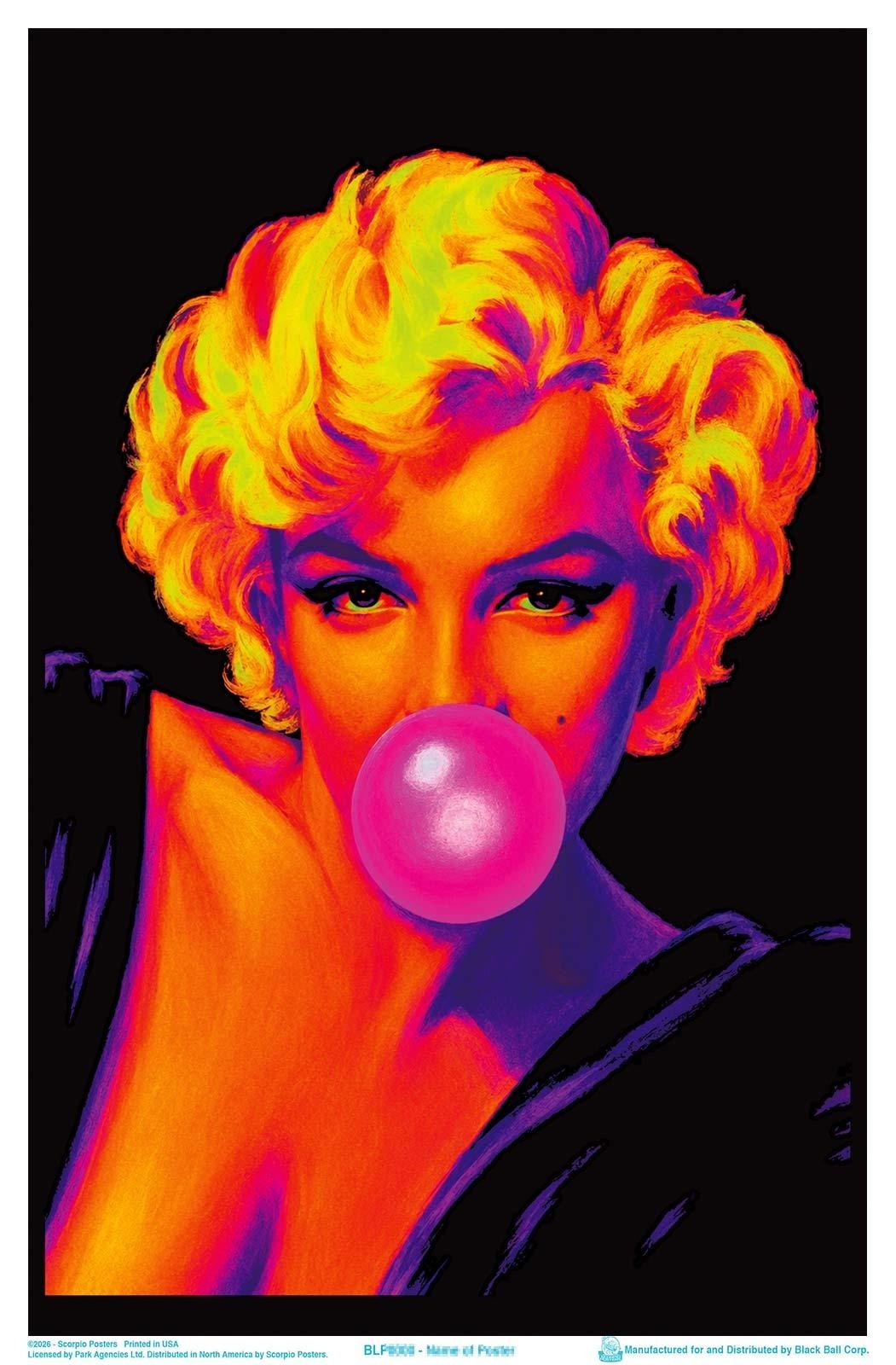 Bubble Gum Flocked Blacklight Poster - 23" x 35" image