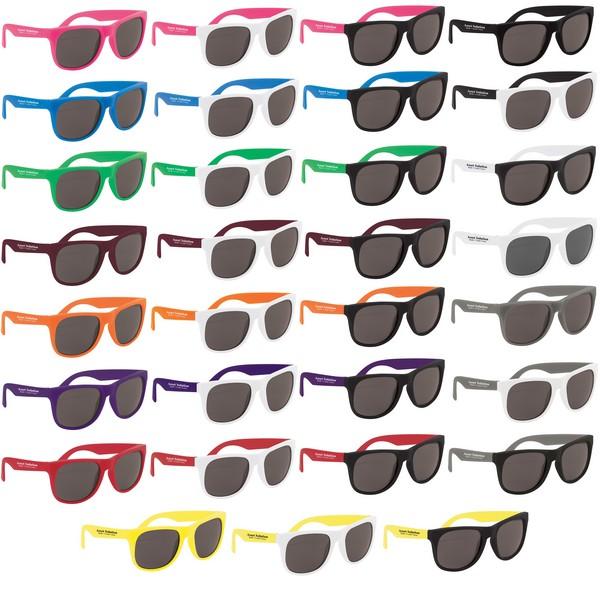 Rubberized Sunglasses With Custom Imprint