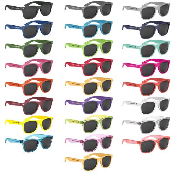 Custom Imprint - Malibu Sunglasses With Your Logo
