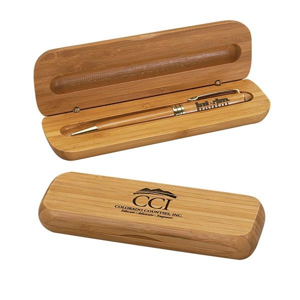 Bamboo Pen Gift Set With Custom Imprint SST63420 image