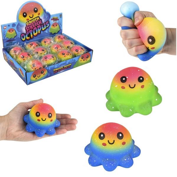 Squish And Stretch Rainbow Octopus image