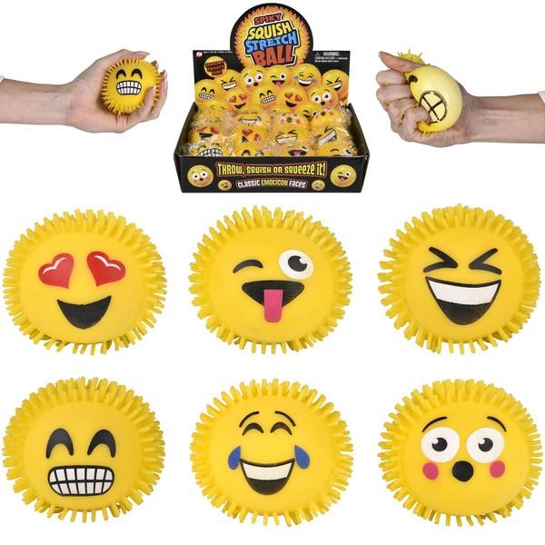 Squish And Stretch Gummi Emoticon Ball 3 image