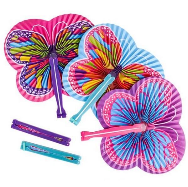 Butterfly Folding Fan image