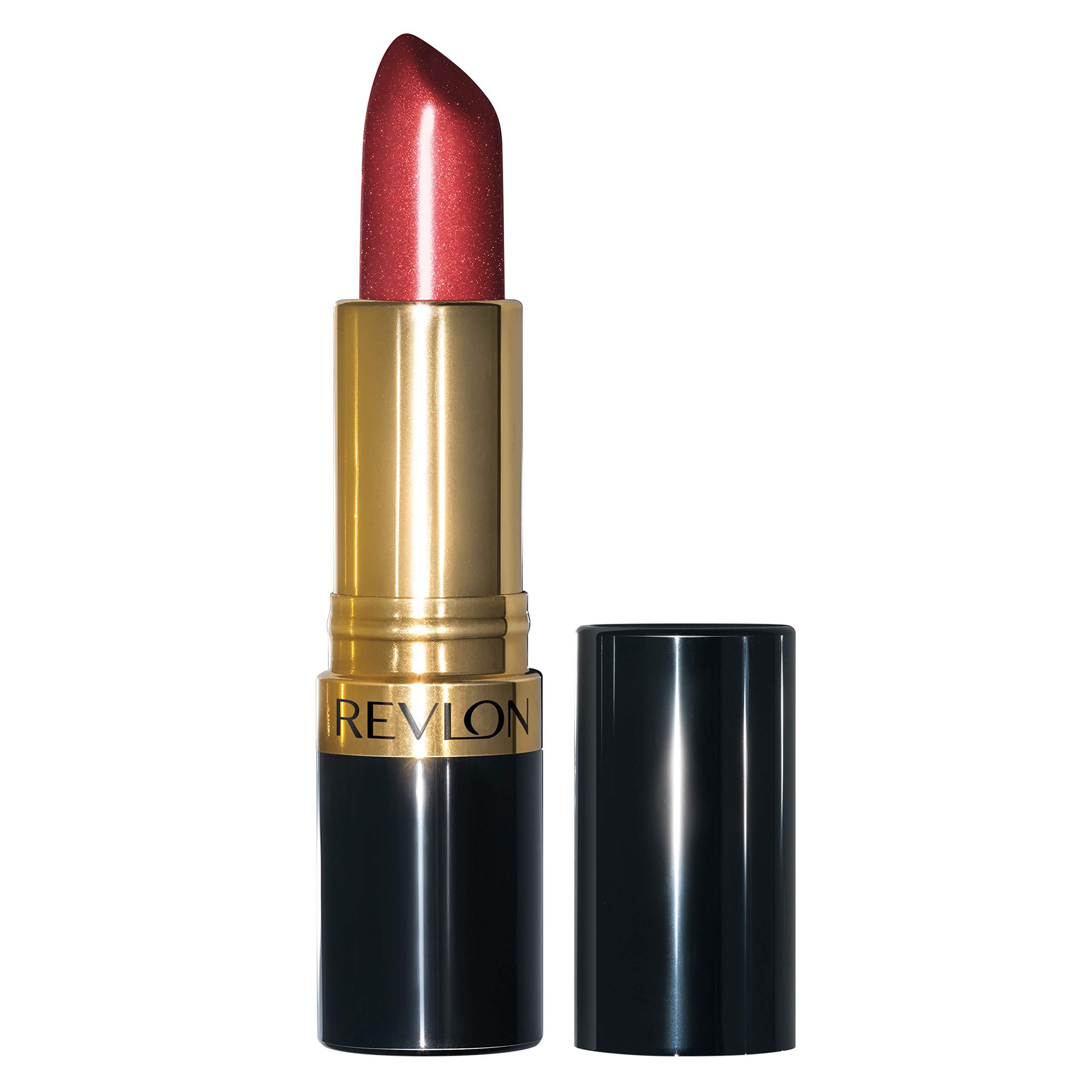 Revlon Super Lustrous Lipstick, Creamy Formula For Soft, Fuller-Looking Lips, Moisturized Feel, Ruby Attitude, 0.15 oz image