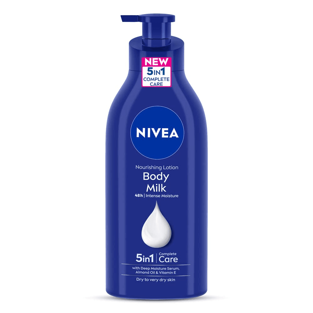 NIVEA Body Lotion, Nourishing Body Milk, For Very Dry Skin, 600ml image
