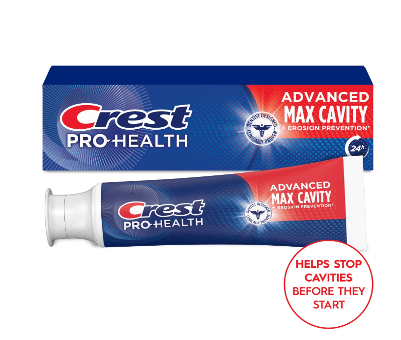 Crest Toothpaste, Pro-Health Advanced Max Cavity + Erosion Prevention Toothpaste, 5.1oz image