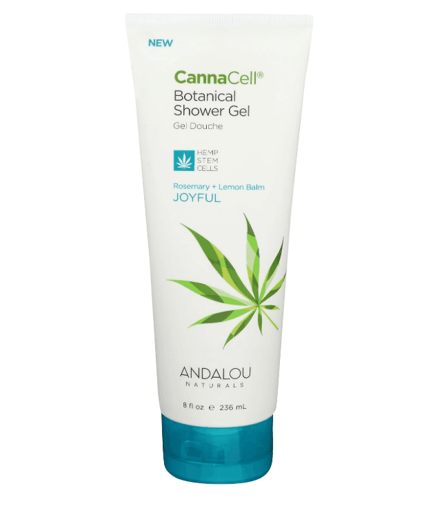 Andalou Naturals CannaCell Shower Gel, Joyful, 8 Ounces image