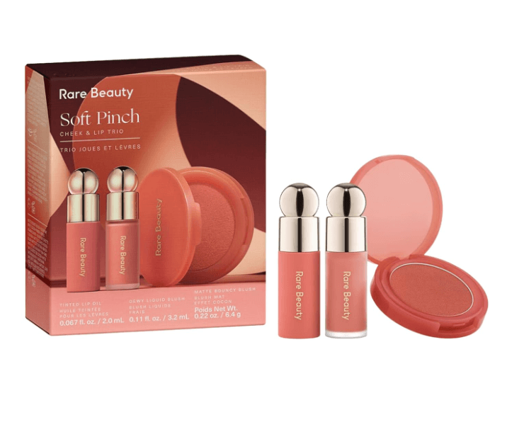 Rare Beauty Soft Pinch Cheek & Lip Trio - Matte Blush, Mini Liquid Blush and Mini Tinted Lip Oil image
