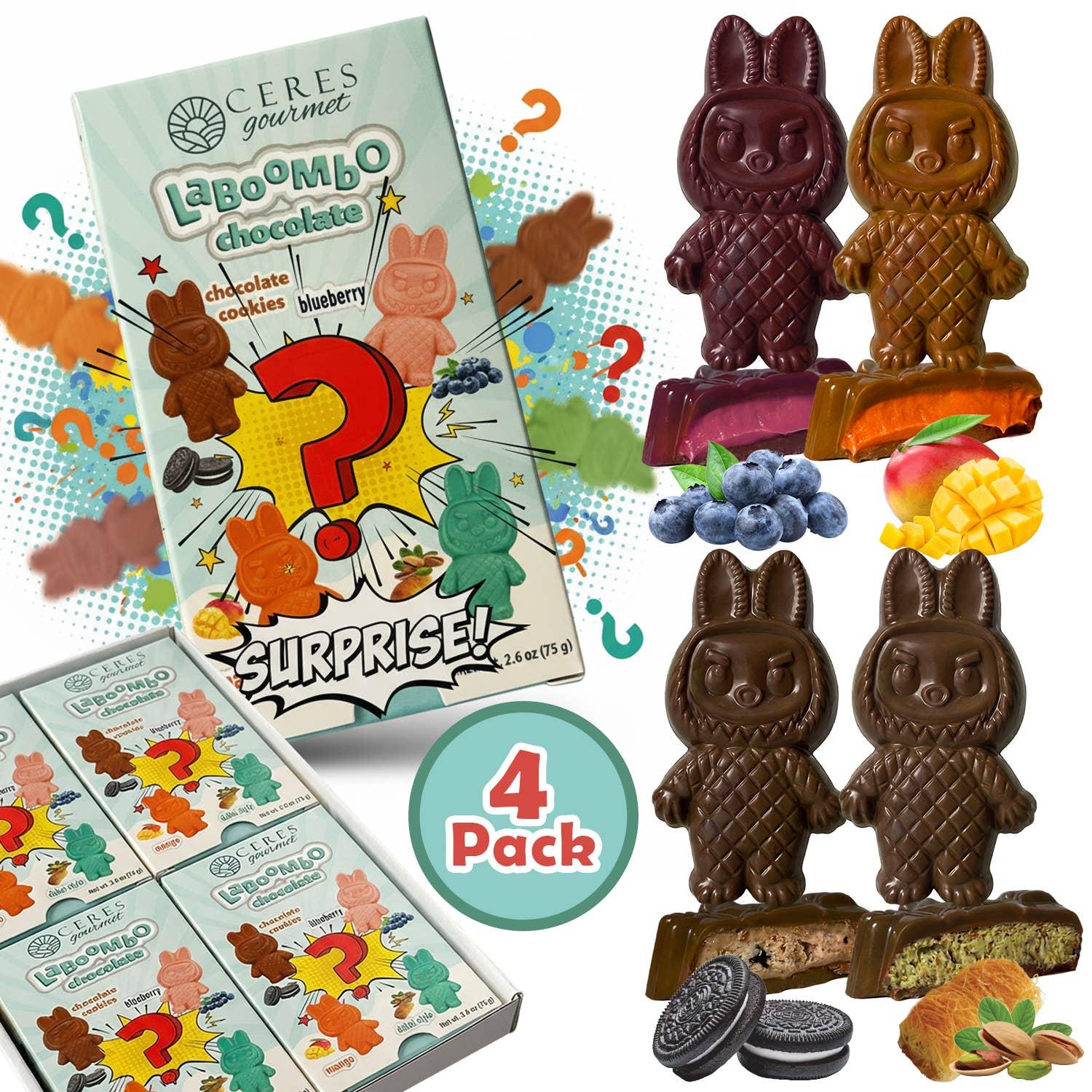 Mystery Figure Dubai Chocolate Bars - Four Flavors – 75g image