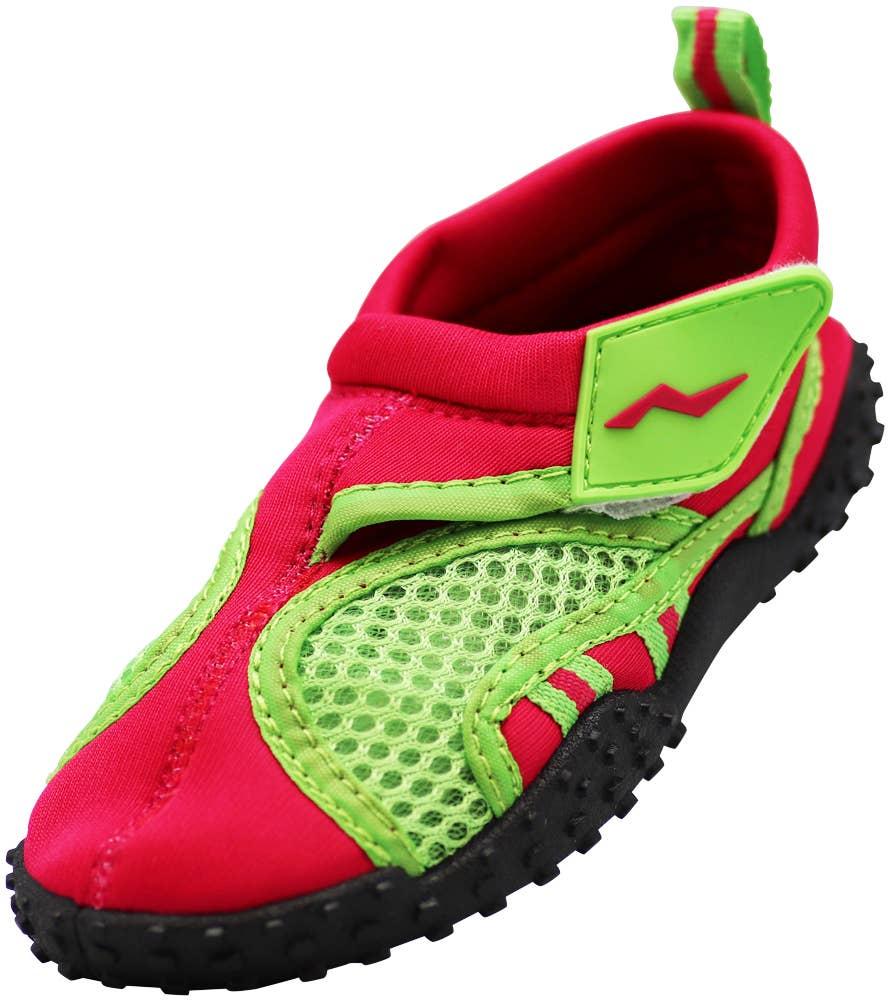 NORTY Tod Girl 5-10 Fuchsia/Lime 2 Water Shoe 38953 Prepack image