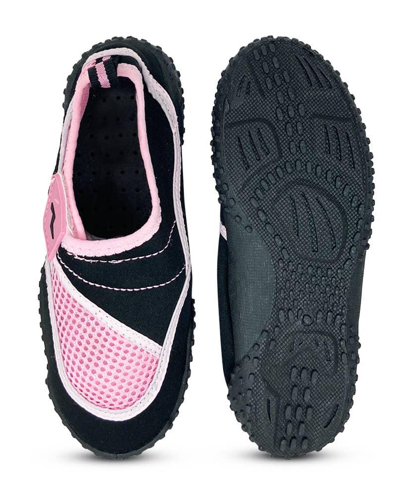 NORTY Girls 11-4 Black/Pink 2 Water Shoe 38796K Prepack image
