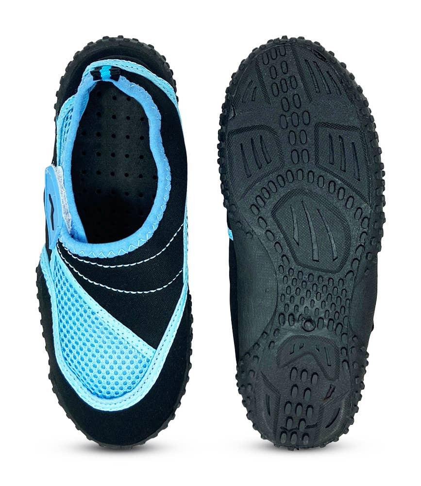 NORTY Girls 11-4 Black-Blue 2 Water Shoe 38797K Prepack image