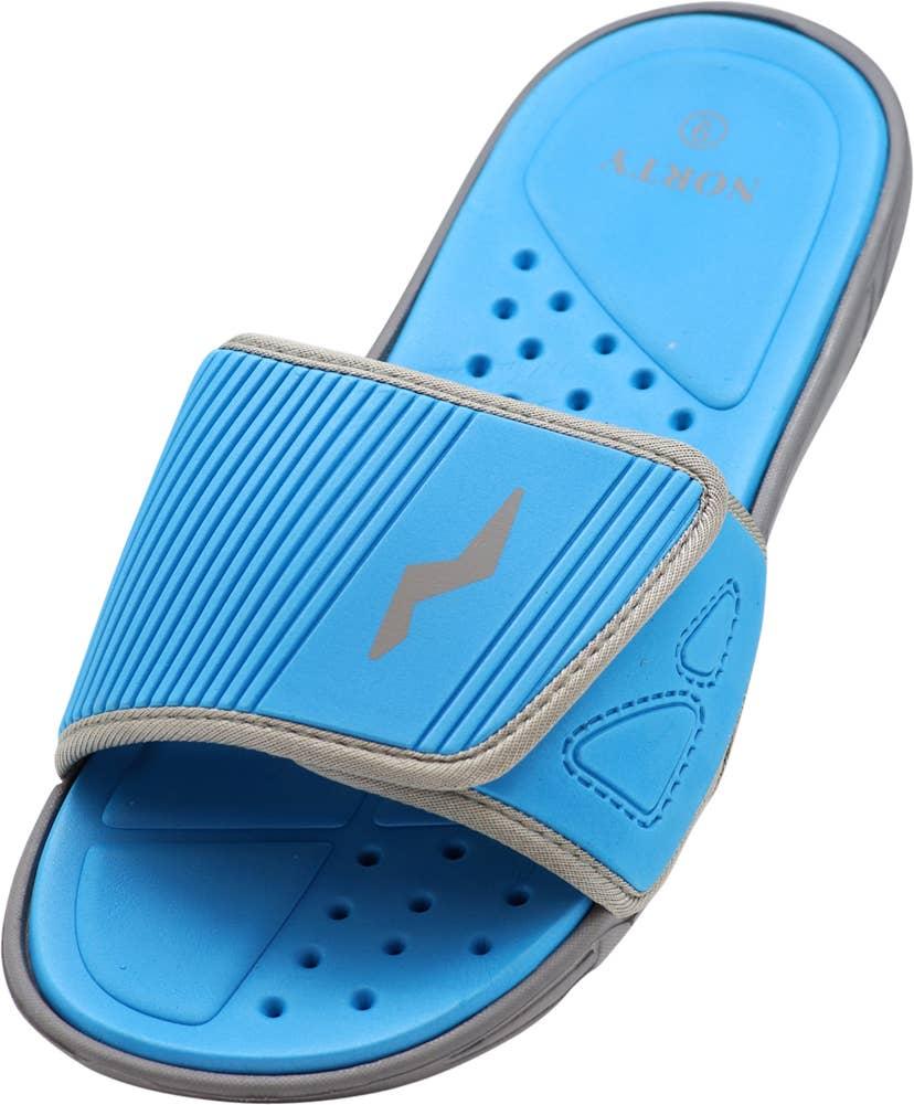 NORTY Mens 8-13 Blue/Grey Sandal 21005 Prepack image