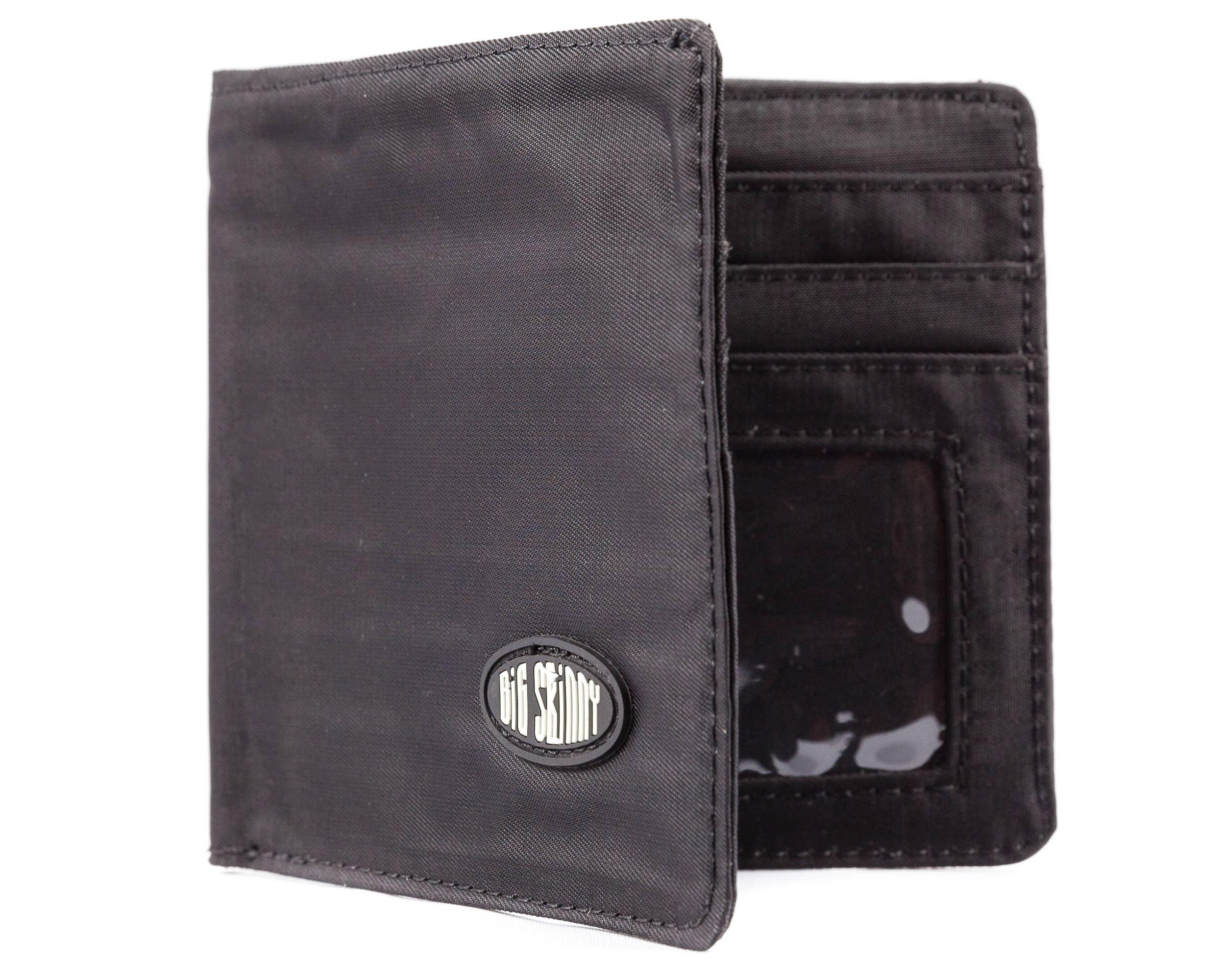 World with Zip Bifold Wallet - Black image