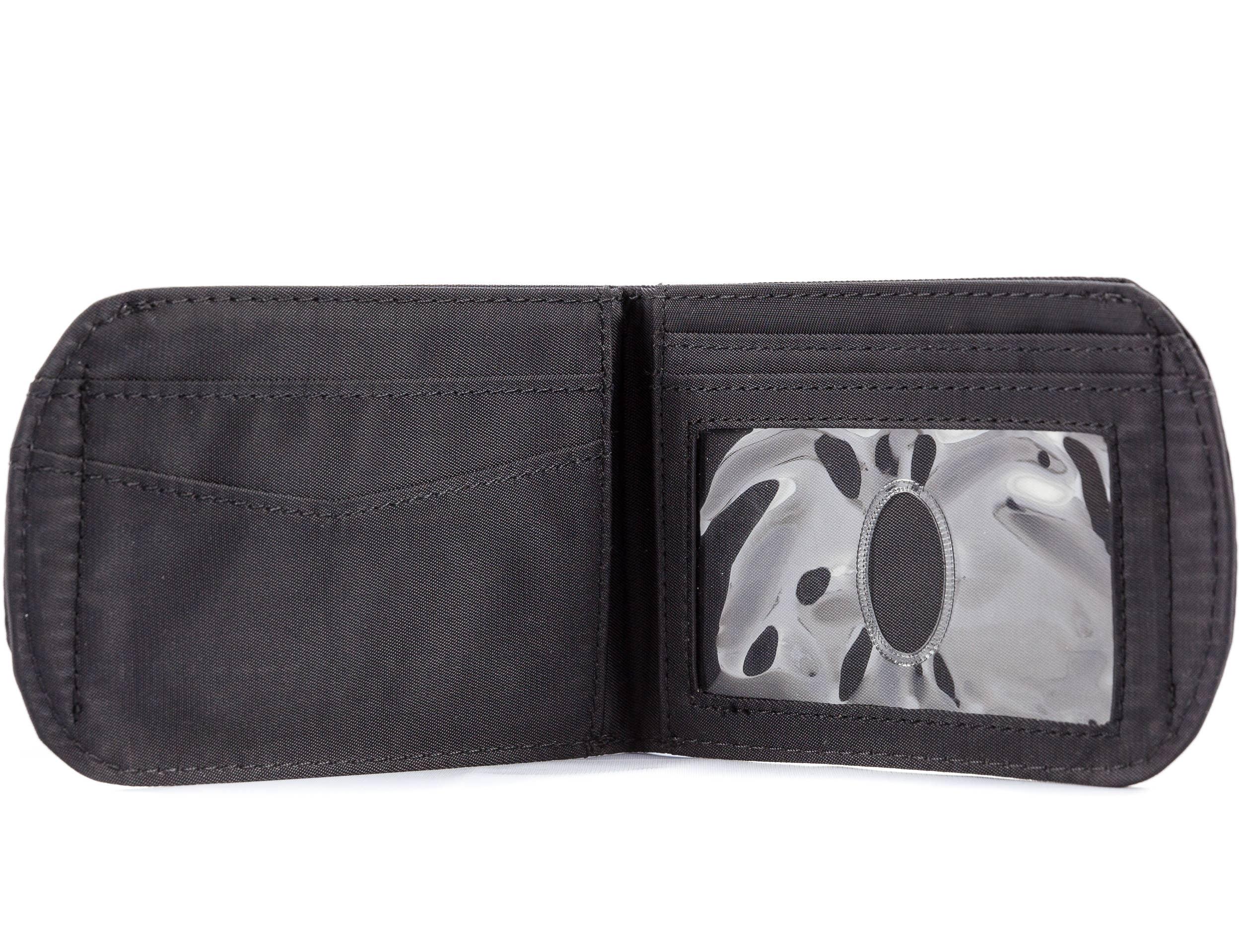 RFID Blocking Curve Bifold Wallet - Black image