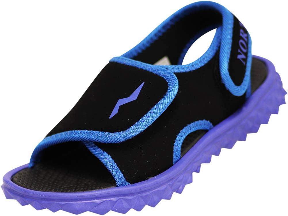 NORTY Tod Boy 5-10 Black/Royal Sandal 19033 Prepack image