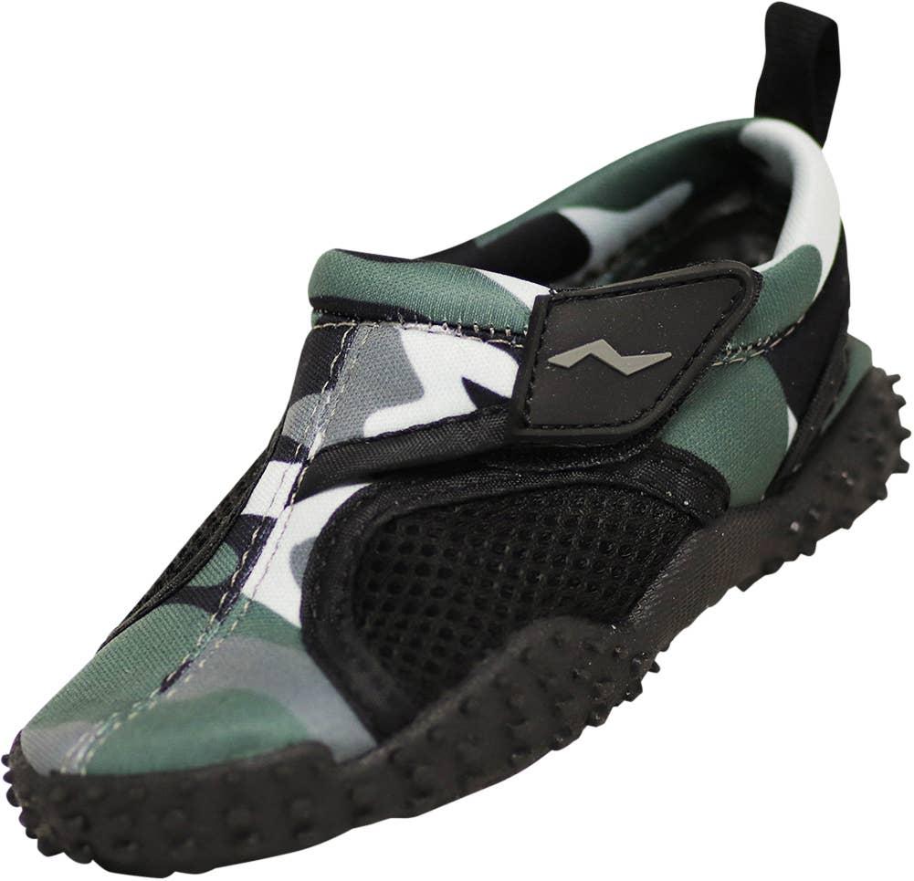 NORTY Tod Boy 5-10 Black/Green Camo Water Shoe 38964 Prepack image