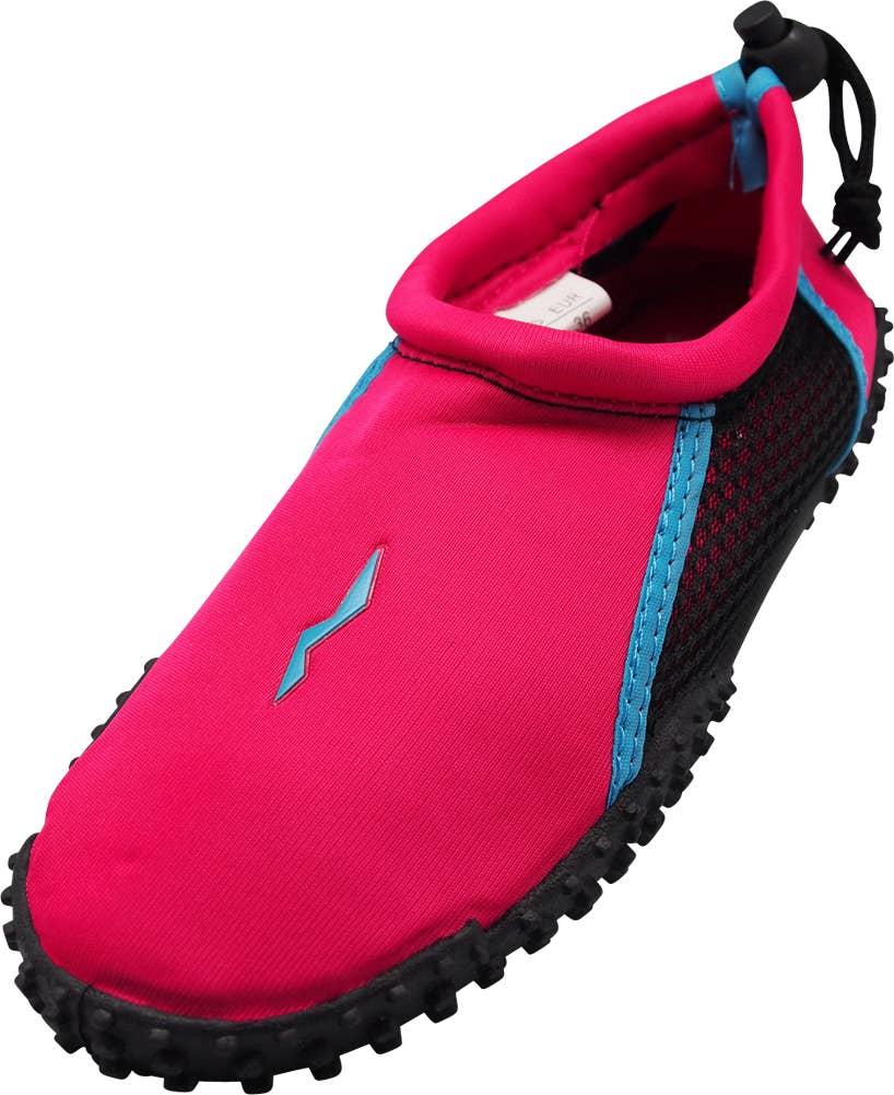 NORTY Girls 11-4 Fuchsia/Light Blue Water Shoe 15511 Prepack image