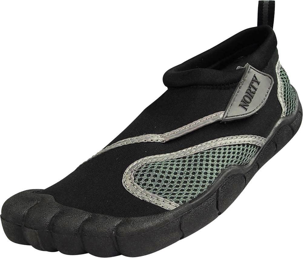 NORTY Big Kids 4-8 Black-Grey Water Shoe 39401BK Prepack image
