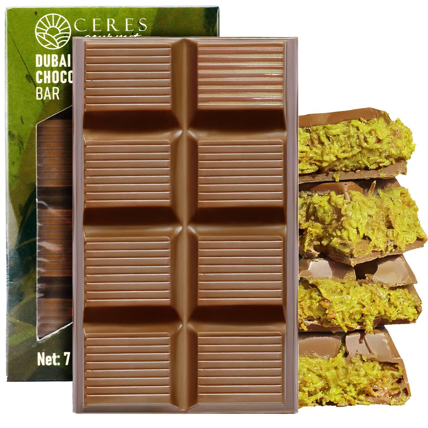 Crispy Dubai Chocolate Bar 7 oz