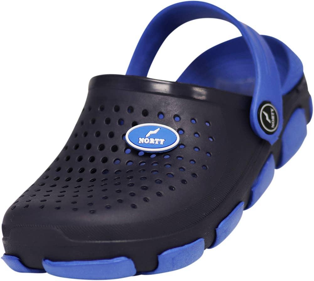 Norty Toddler Boy Sizes 6-11 Clog Blue Prepack image