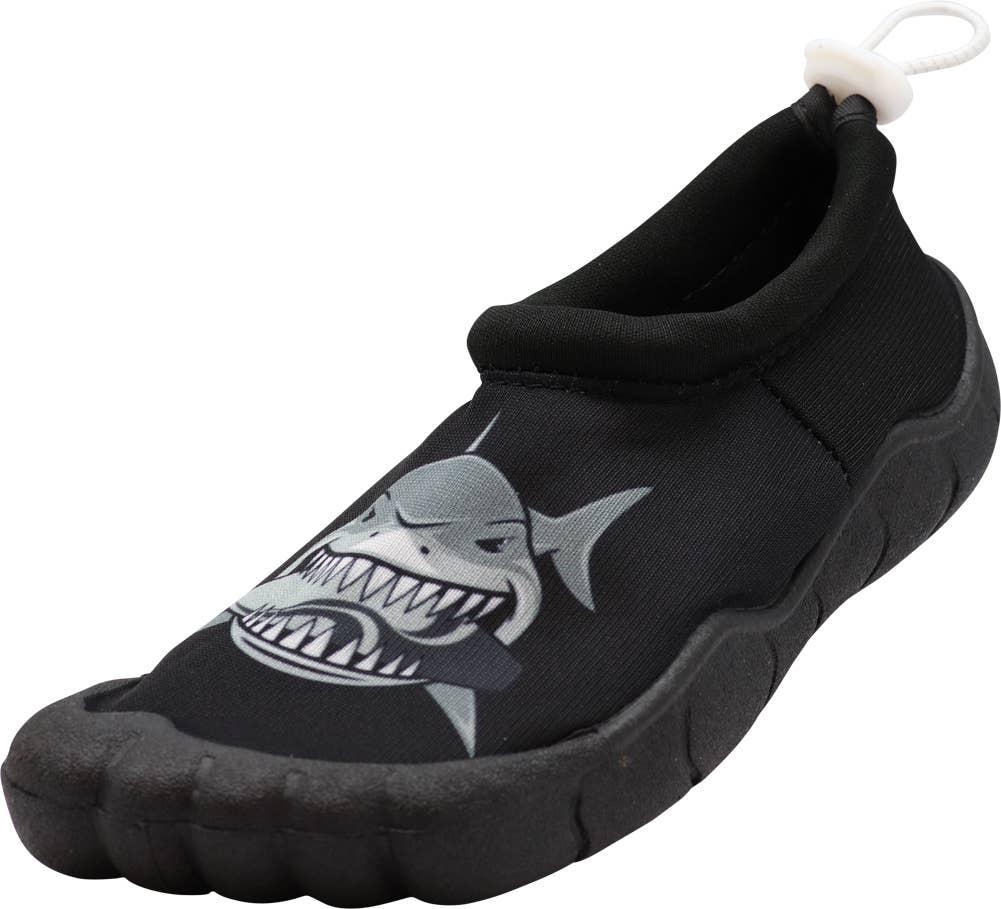 NORTY Boys 11-4 Black Shark Water Shoe 38875 Prepack image