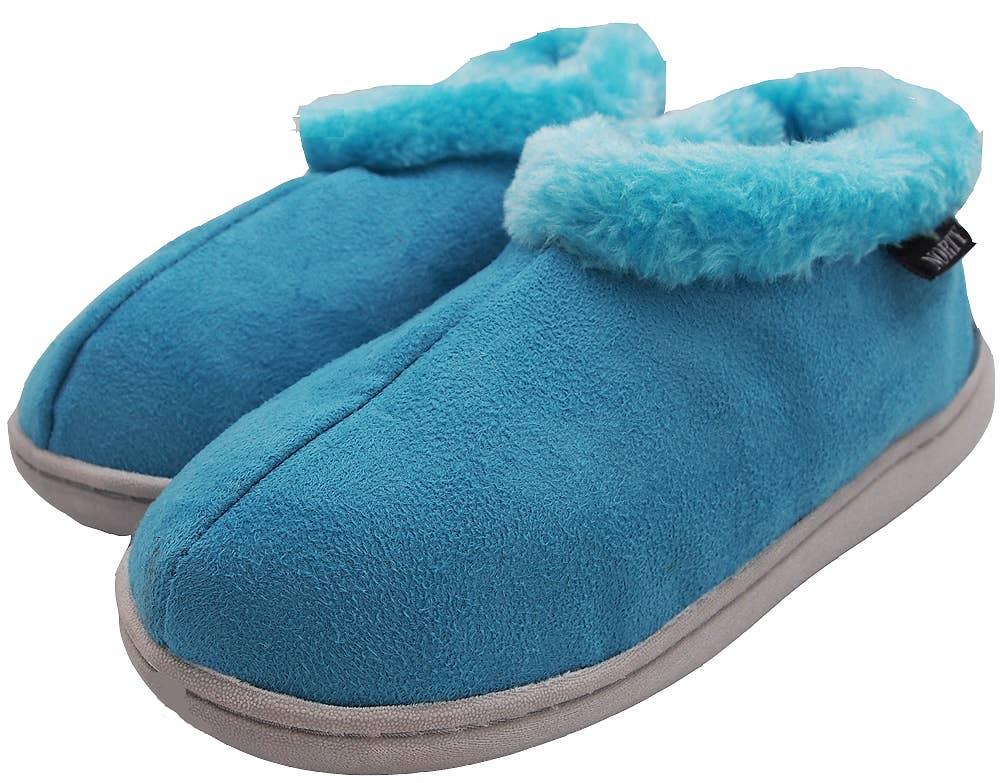 NORTY Tod Girls 5-10 Blue Slippers 17305 Prepack image
