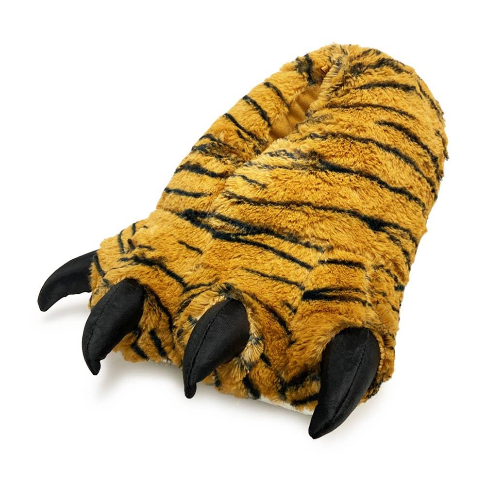 NORTY Womens M Brown Bengal Tiger Slippers 17004 Prepack image
