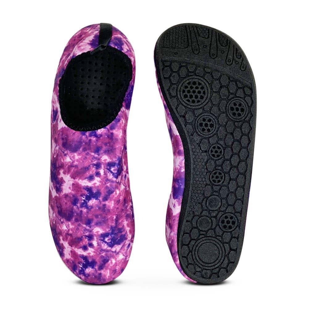 Norty WOMEN'S 5-10 WATER SKINS TIE DYE PURPLE Prepack image