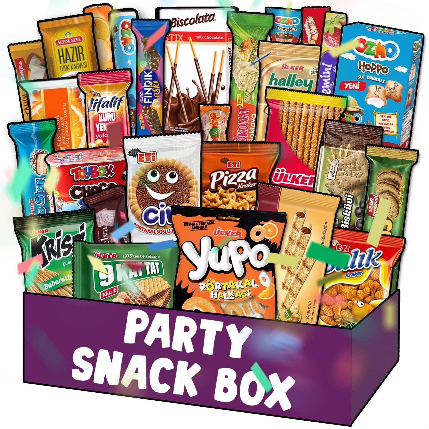 Foreign Snack Variety Box – 31+ Pcs, Party Size image