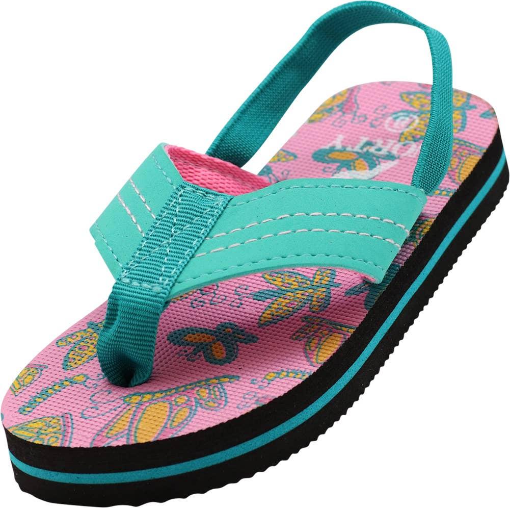 Norty TODDLER GIRL'S 5-10 SANDAL BUTTERFLY PINK Prepack image