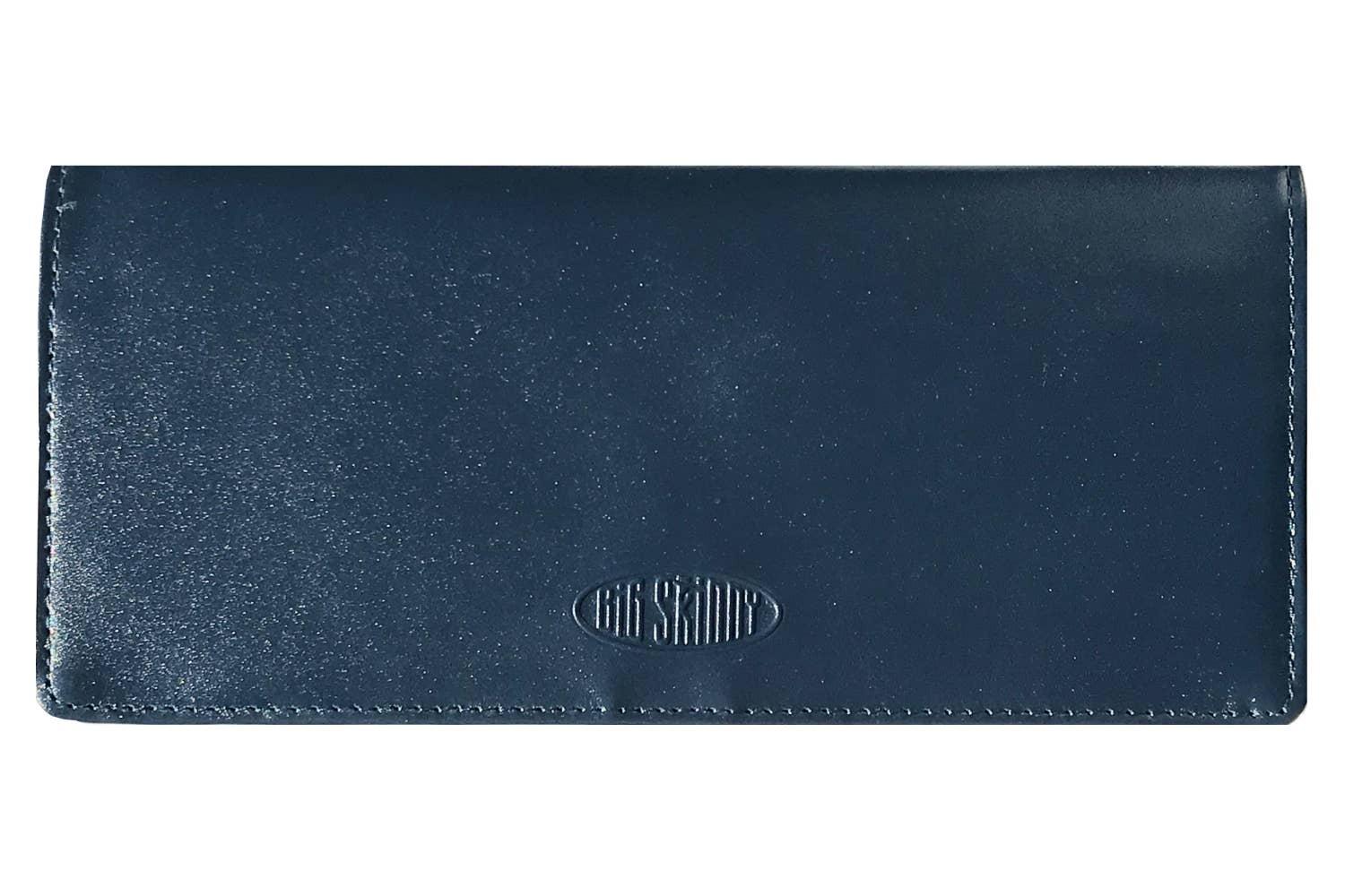 Leather Executive Wallet - Navy