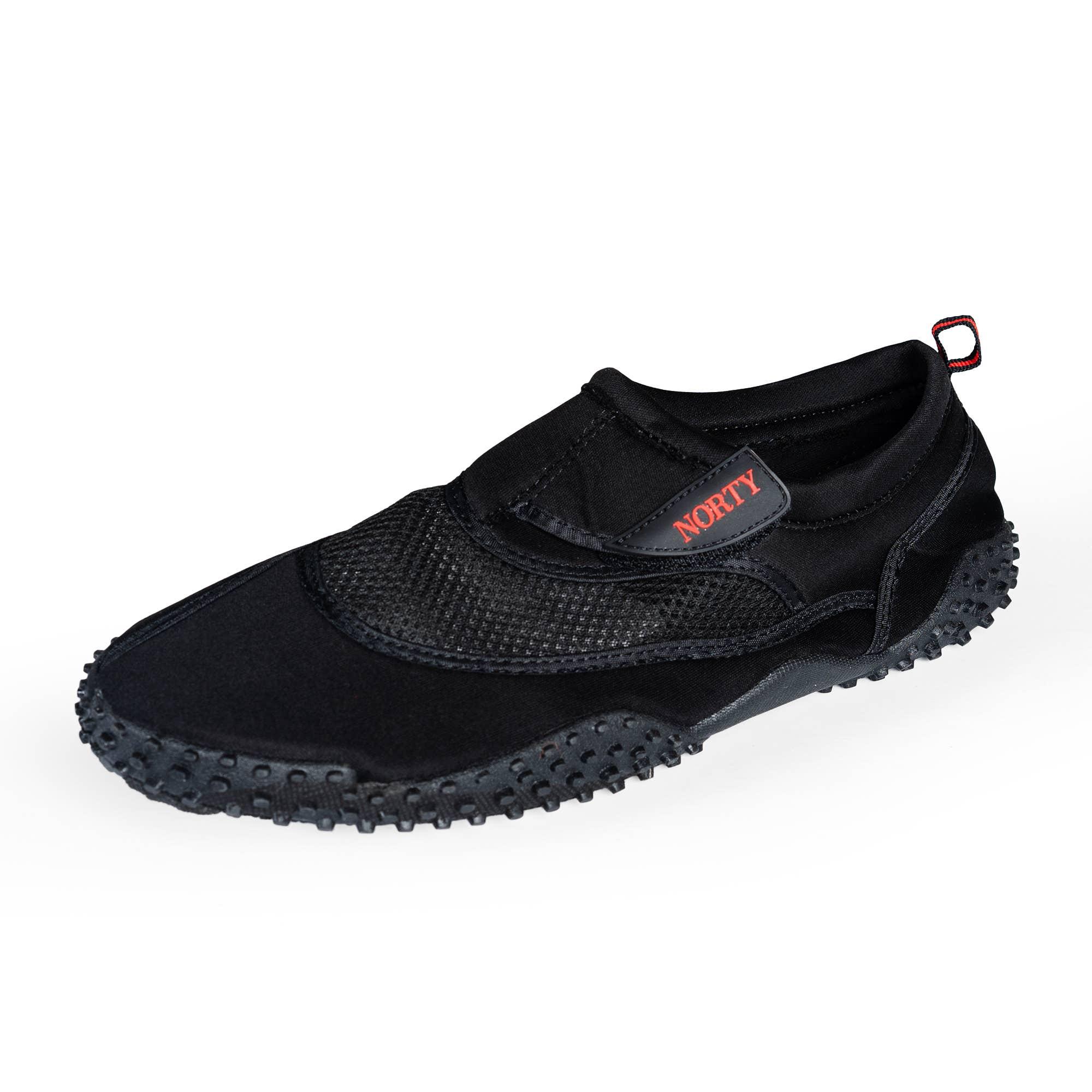 Norty MEN'S SIZE 16 WATER SHOE BLACK RED Prepack image