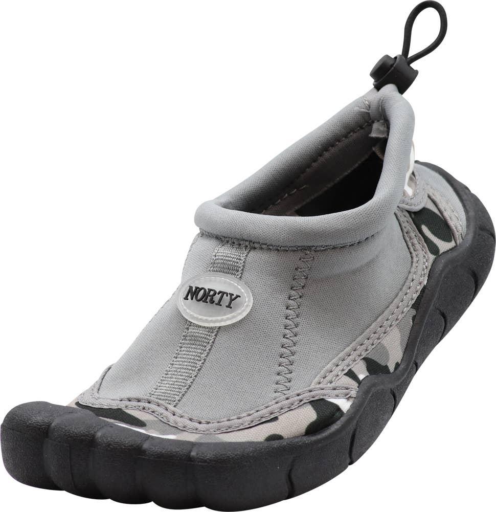 NORTY Boys 11-4 Grey Water Shoe 38879 Prepack image