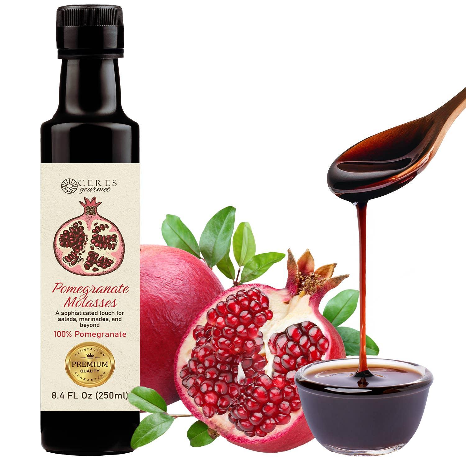 100% Natural Pomegranate Molasses Syrup- 8.4 oz image