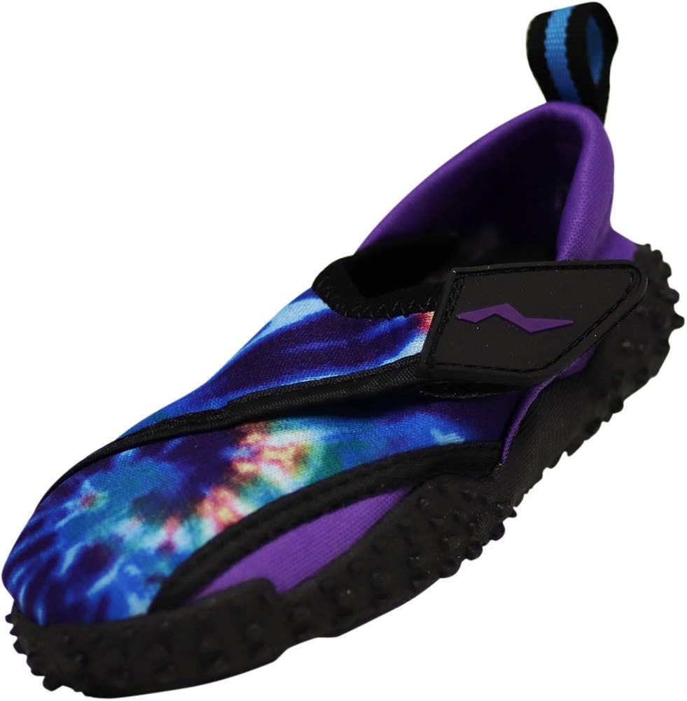 NORTY Tod Girl 5-10 Purple Tie Dye Water Shoe 38960 Prepack image