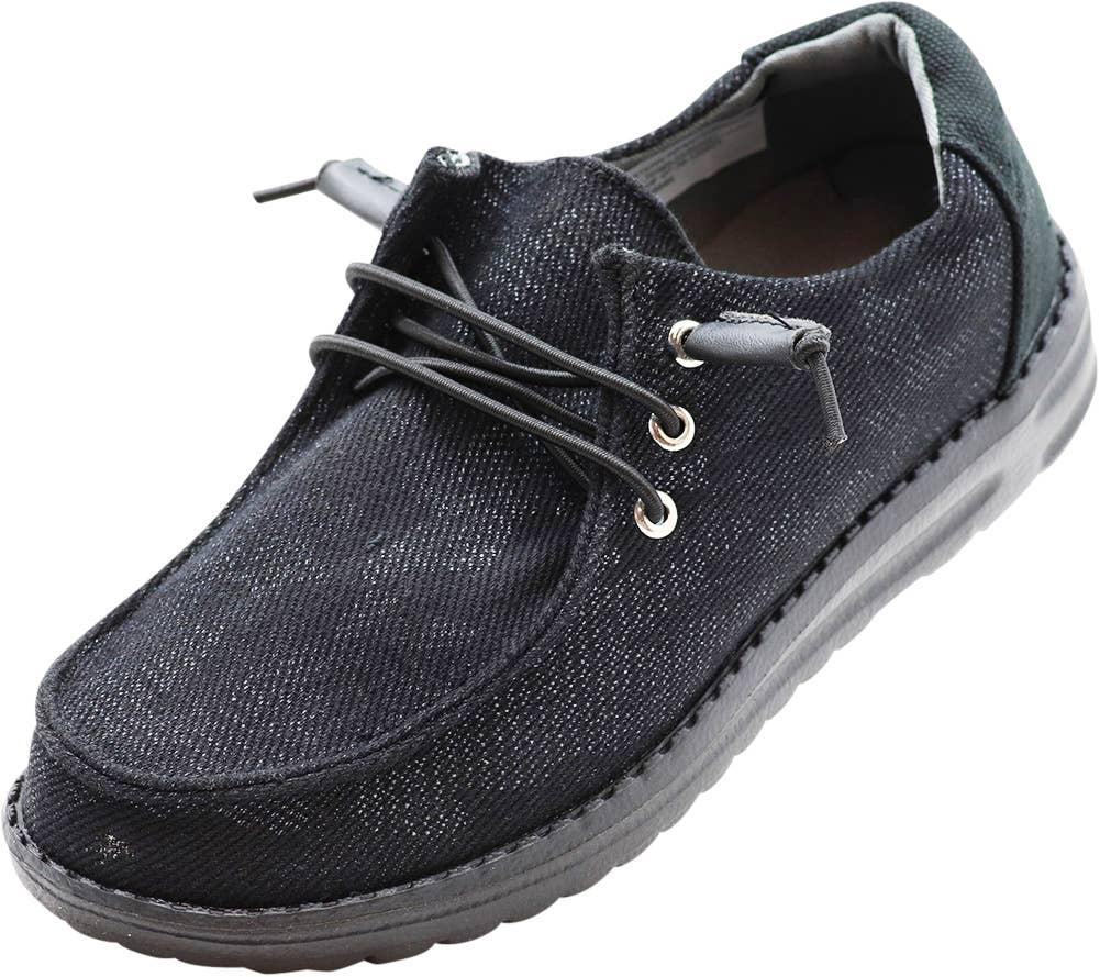Norty Boys 11-4 Camo Lace Canvas Boat Shoes 15684K Prepack image