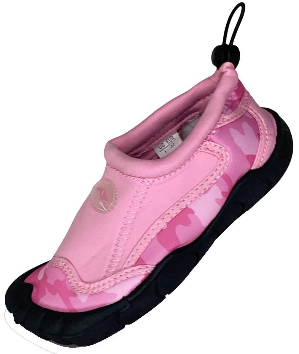 NORTY Girls 11-4 Pink Camo Water Shoe Prepack image