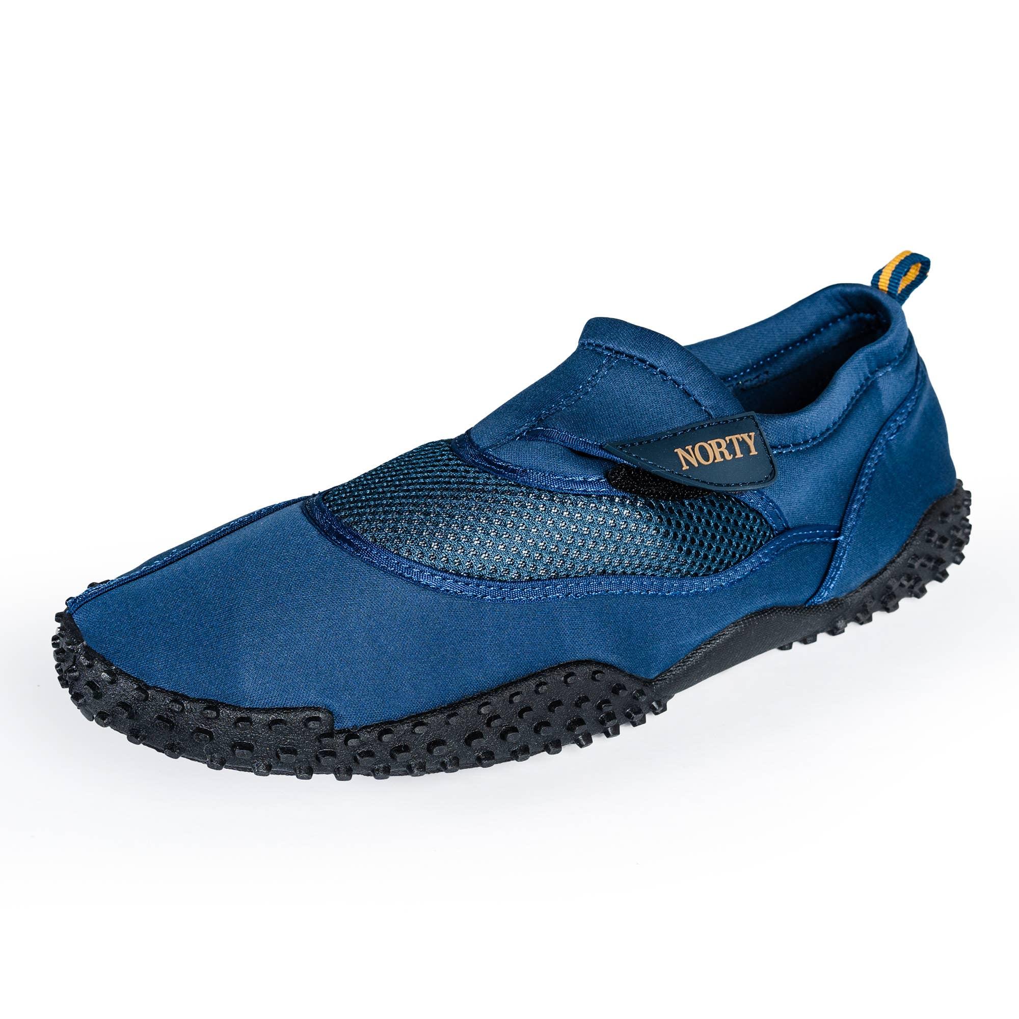 Norty MEN'S 13-15 WATER SHOE NAVY YELLOW Prepack image