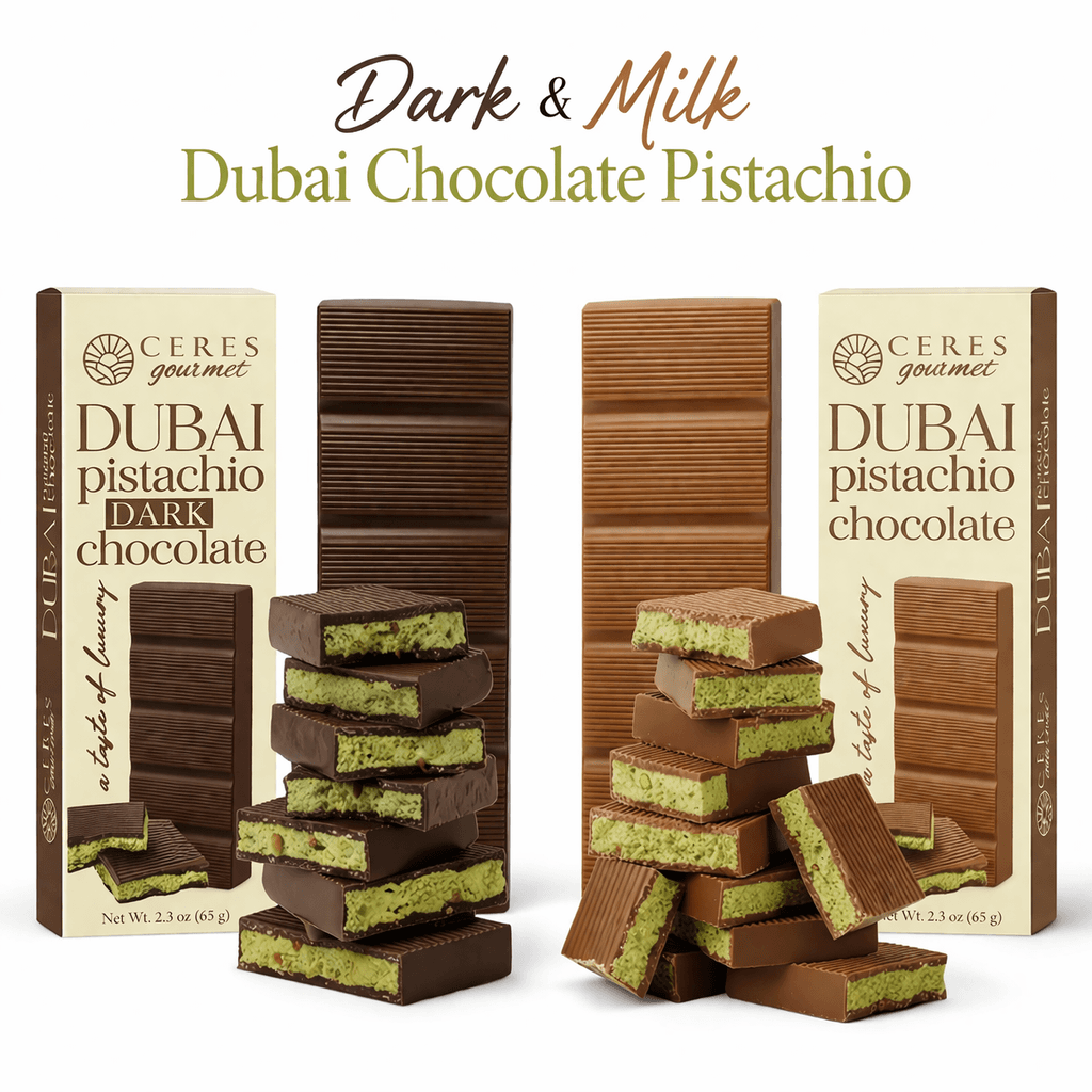 Dubai Chocolate Bar – 2.3 oz | Crunchy Kataifi & Rich European Pistachio Paste image