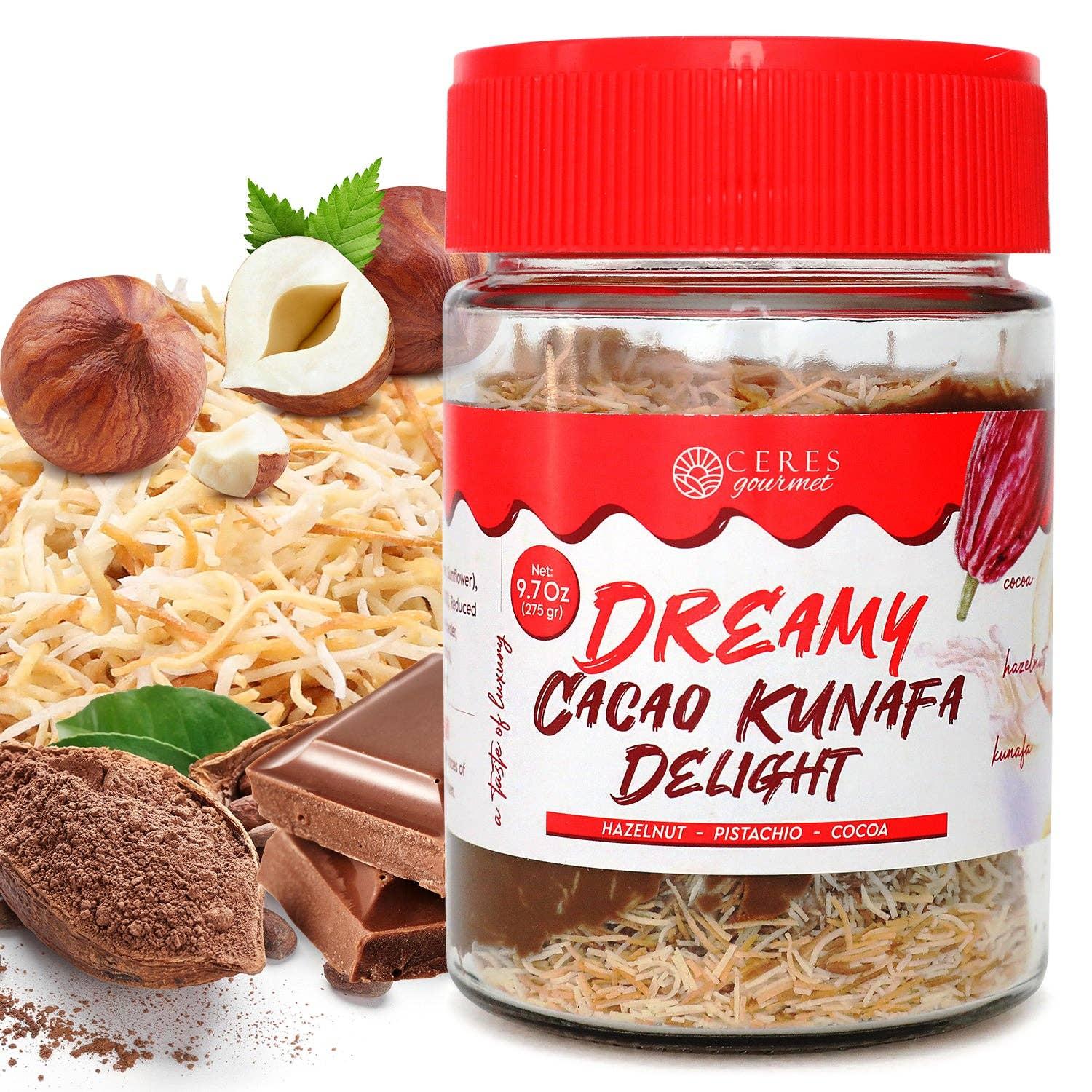 Dubai Chocolate with Knafeh – Hazelnut & Phyllo Spread – 9.7 oz
