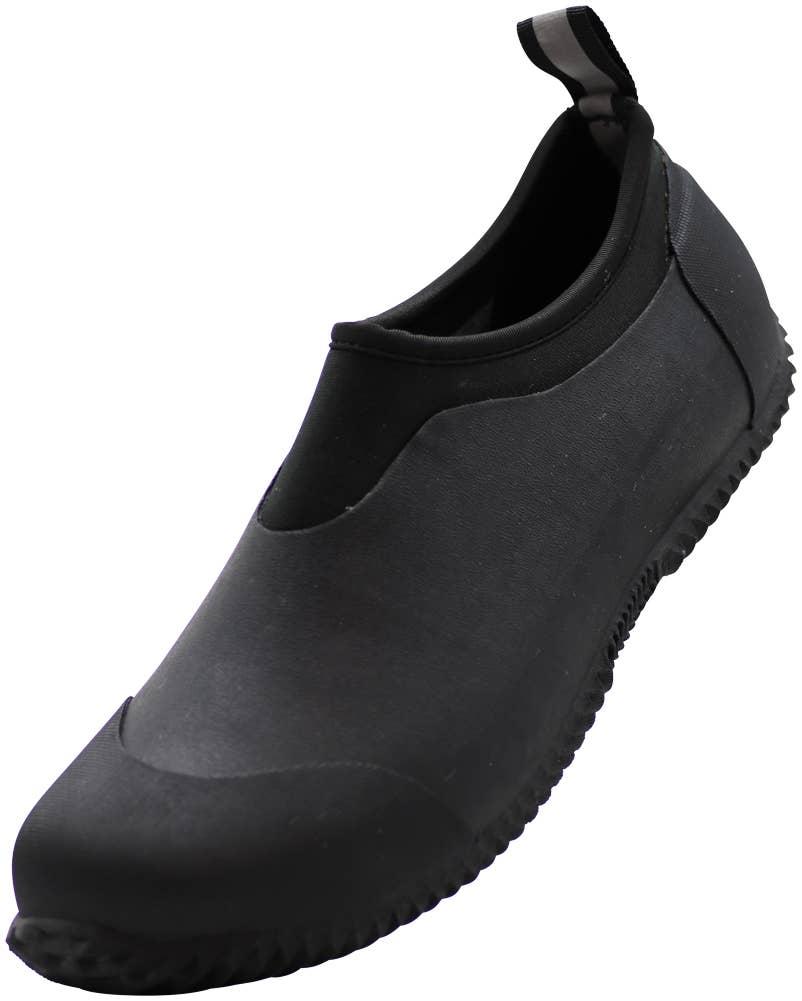 NORTY Mens 7-12 Black Ankle Rain Boots 16850 Prepack image