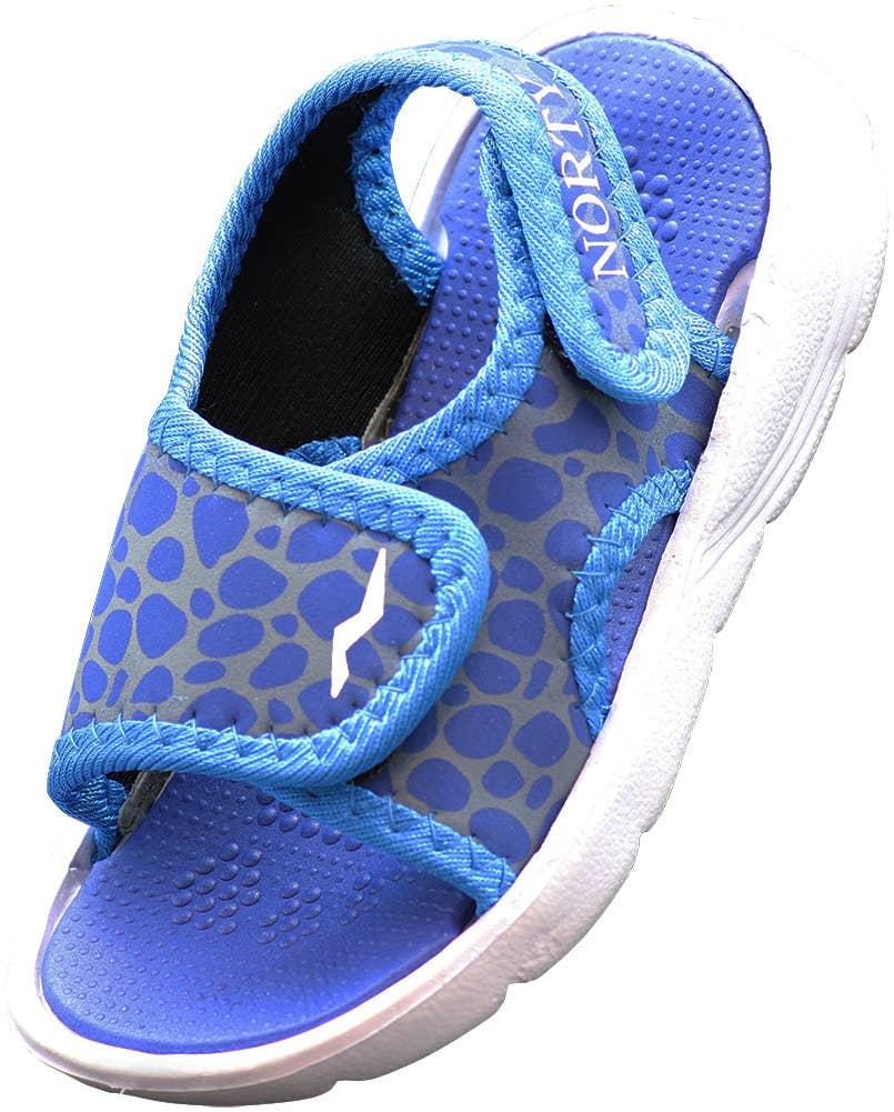 Norty TODDLER GIRL'S 5-10 SPORT SANDAL BLUE Prepack image