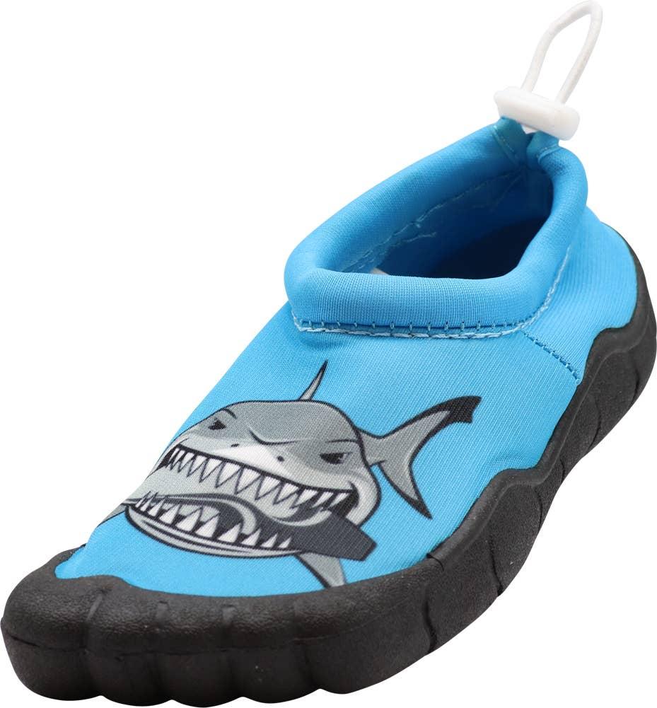 NORTY Boys 11-4 Blue Shark Water Shoe 38877 Prepack image