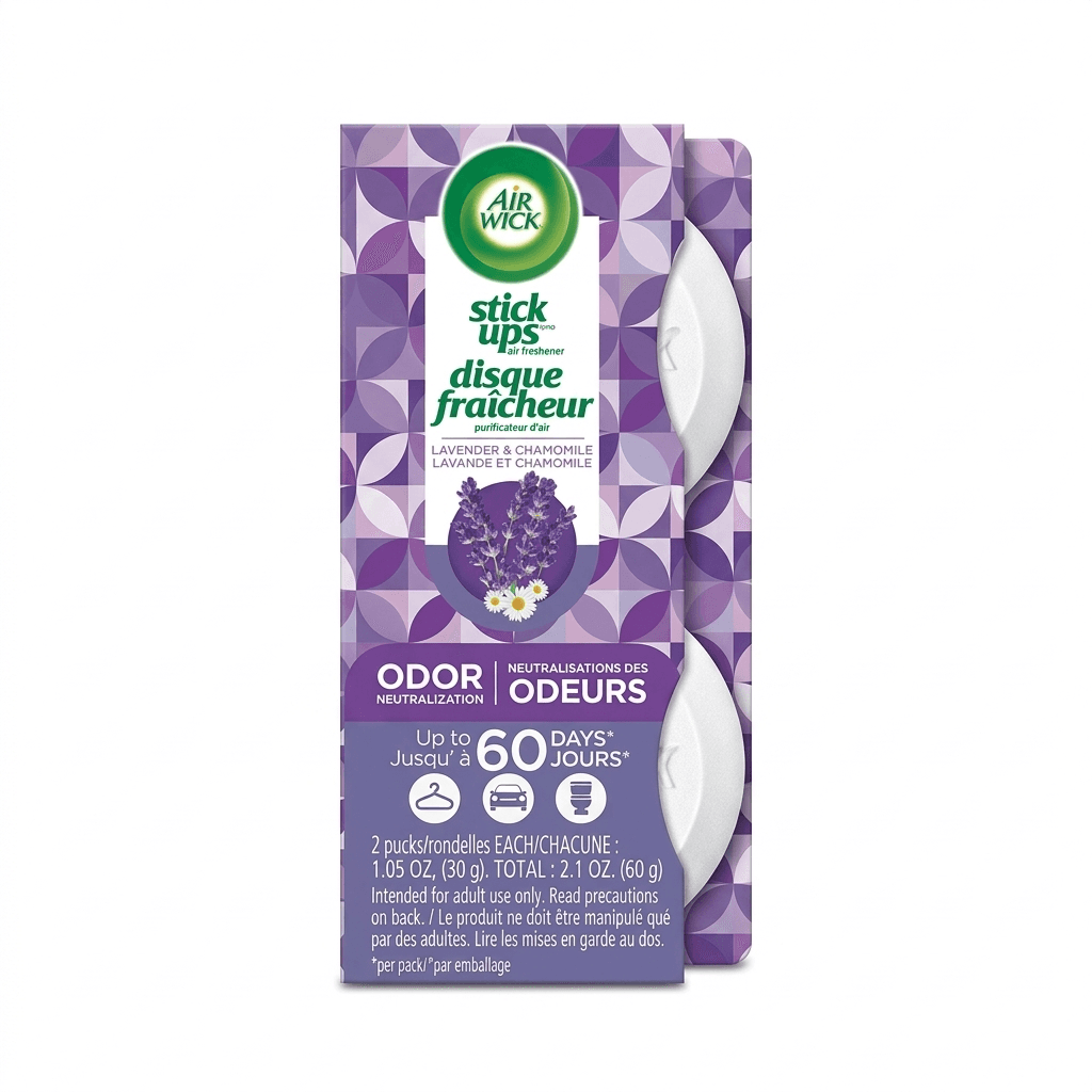 Air Wick Stick Ups Air Freshener 2-Count Pack, Lavender & Chamomile, Wholesale image