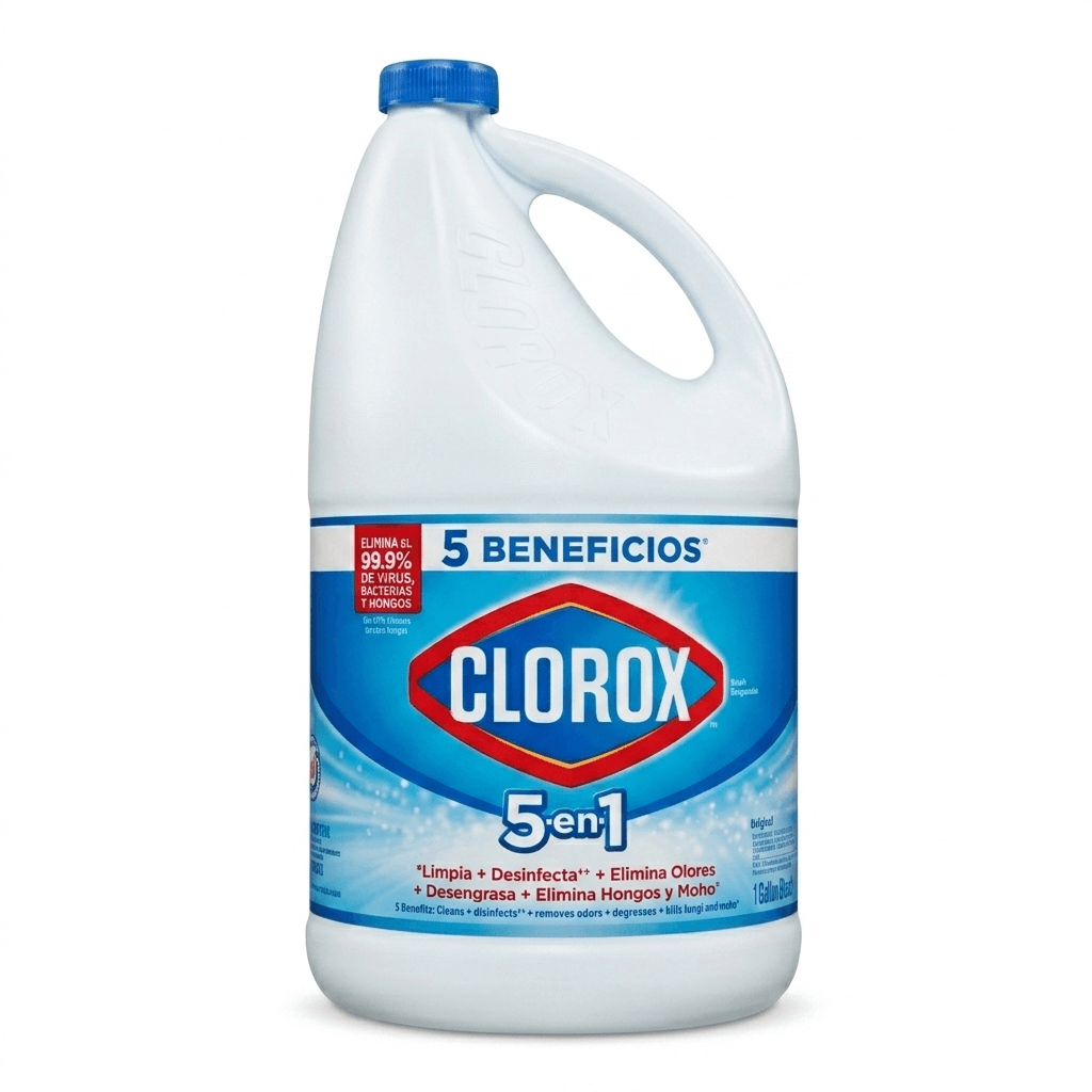 Clorox 5-in-1 Liquid Bleach, 1 Gallon, Wholesale